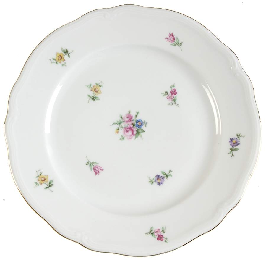 Dresden Flower Salad Plate by Furstenberg-1