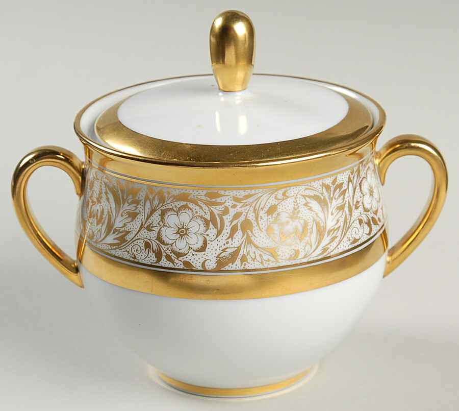 Emperor Sugar Bowl & Lid by Furstenberg-1