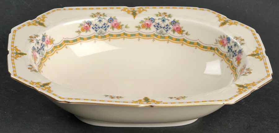 FUR2 9" Oval Vegetable Bowl by Furstenberg-1