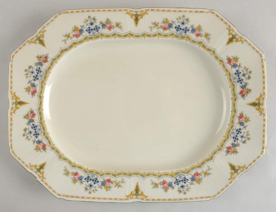 FUR2 12" Oval Serving Platter by Furstenberg-1