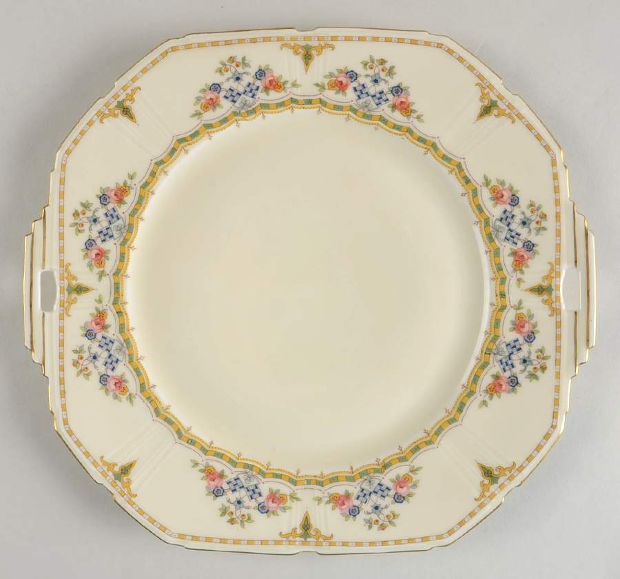 FUR2 Handled Cake Plate by Furstenberg-1