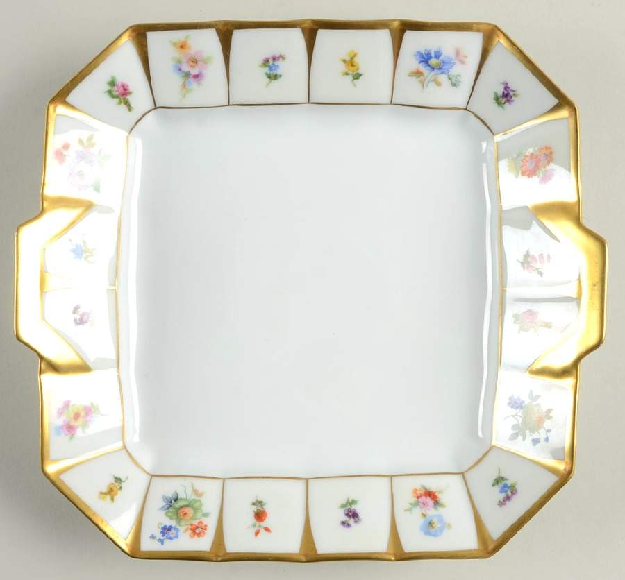 FUR3 Square Handled Cake Plate by Furstenberg-1