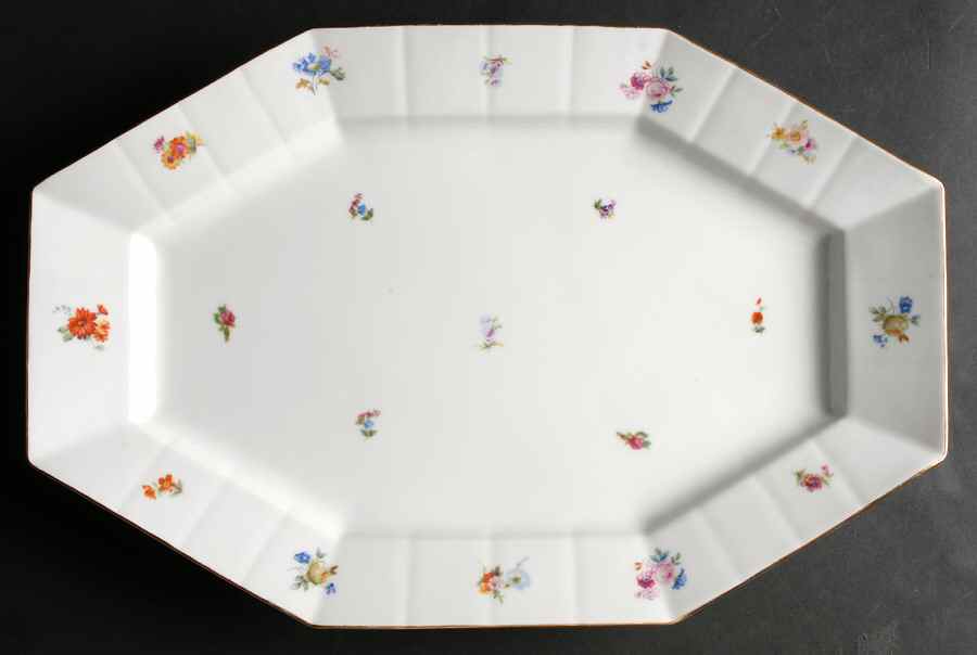 FUR4 15" Oval Serving Platter by Furstenberg-1