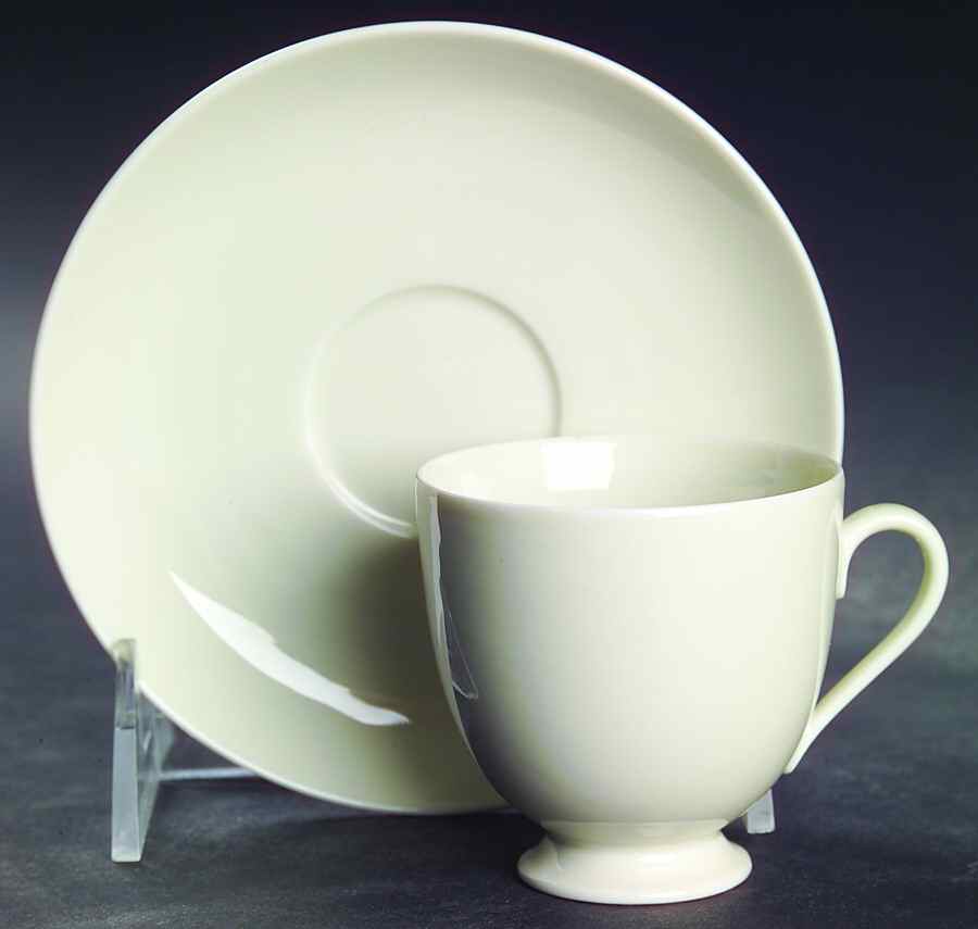 FUR7 Footed Demitasse Cup & Saucer Set by Furstenberg-1