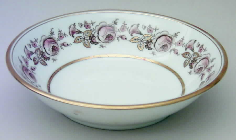 Gerverot Rose (Gold Verge) Fruit/Dessert (Sauce) Bowl by Furstenberg-1