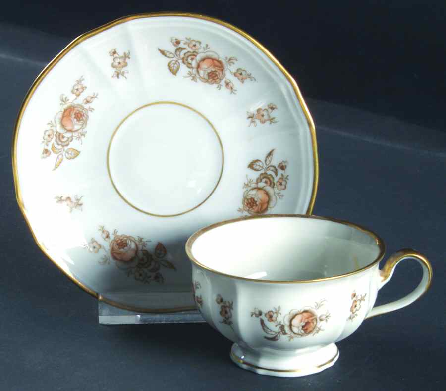 Germaine Footed Demitasse Cup & Saucer Set by Furstenberg-1