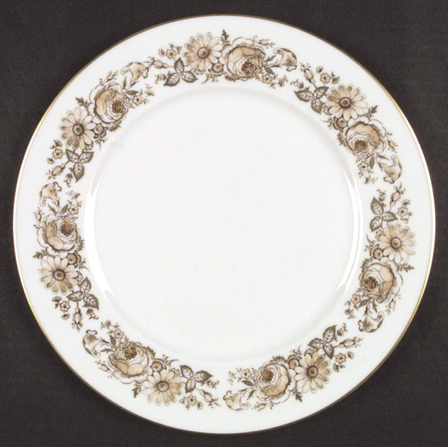 Gerverot Rose (No Verge) Dinner Plate by Furstenberg-1