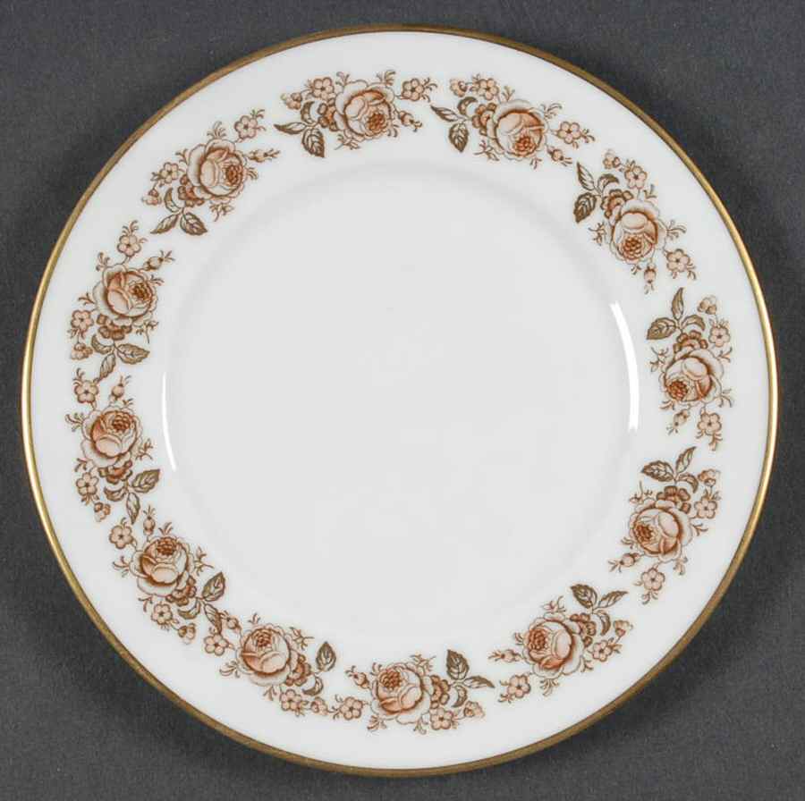 Gerverot Rose (No Verge) Bread & Butter Plate by Furstenberg-1