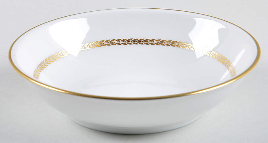 Golden Laurel Fruit/Dessert (Sauce) Bowl by Furstenberg-1