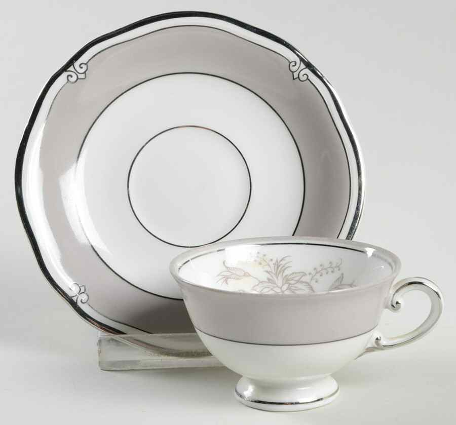 Kenmore Footed Demitasse Cup & Saucer Set by Furstenberg-1