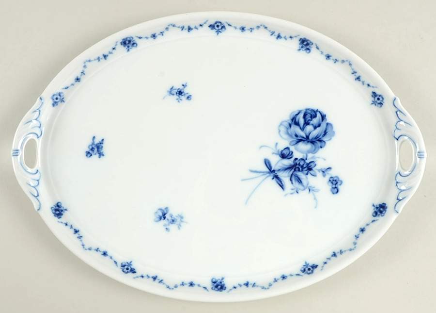 Lottine 15" Oval Handled Platter by Furstenberg-1