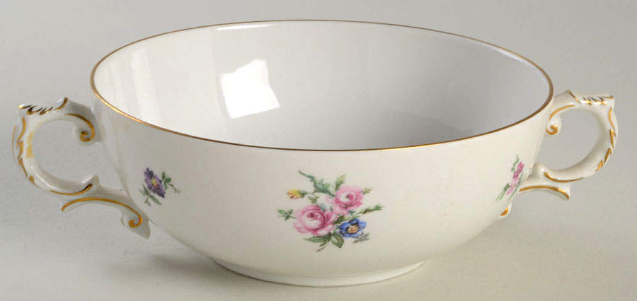 Millefleur Flat Cream Soup Bowl by Furstenberg-1