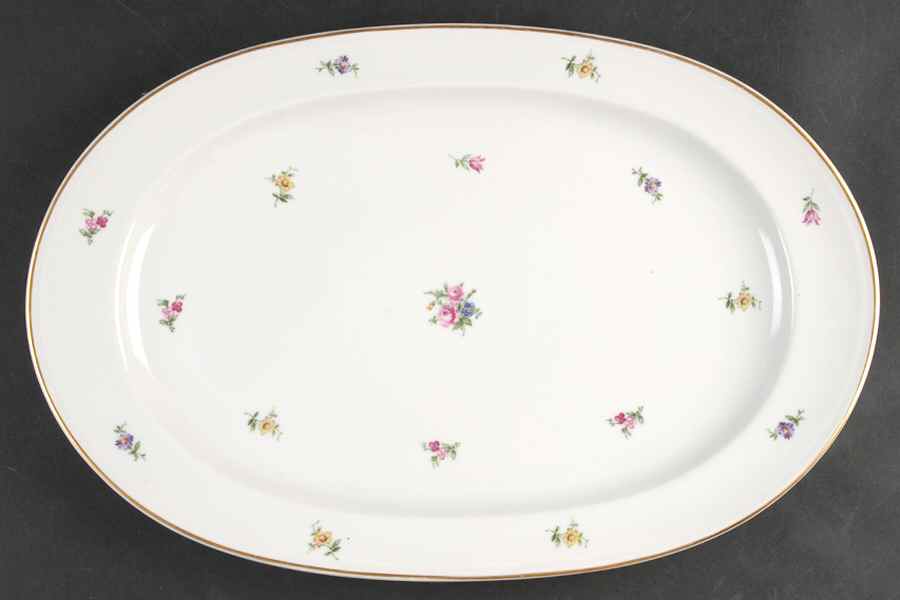 Millefleur 15" Oval Serving Platter by Furstenberg-1