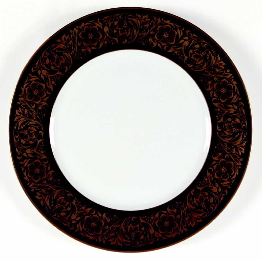 Monarch Black Dinner Plate by Furstenberg-1