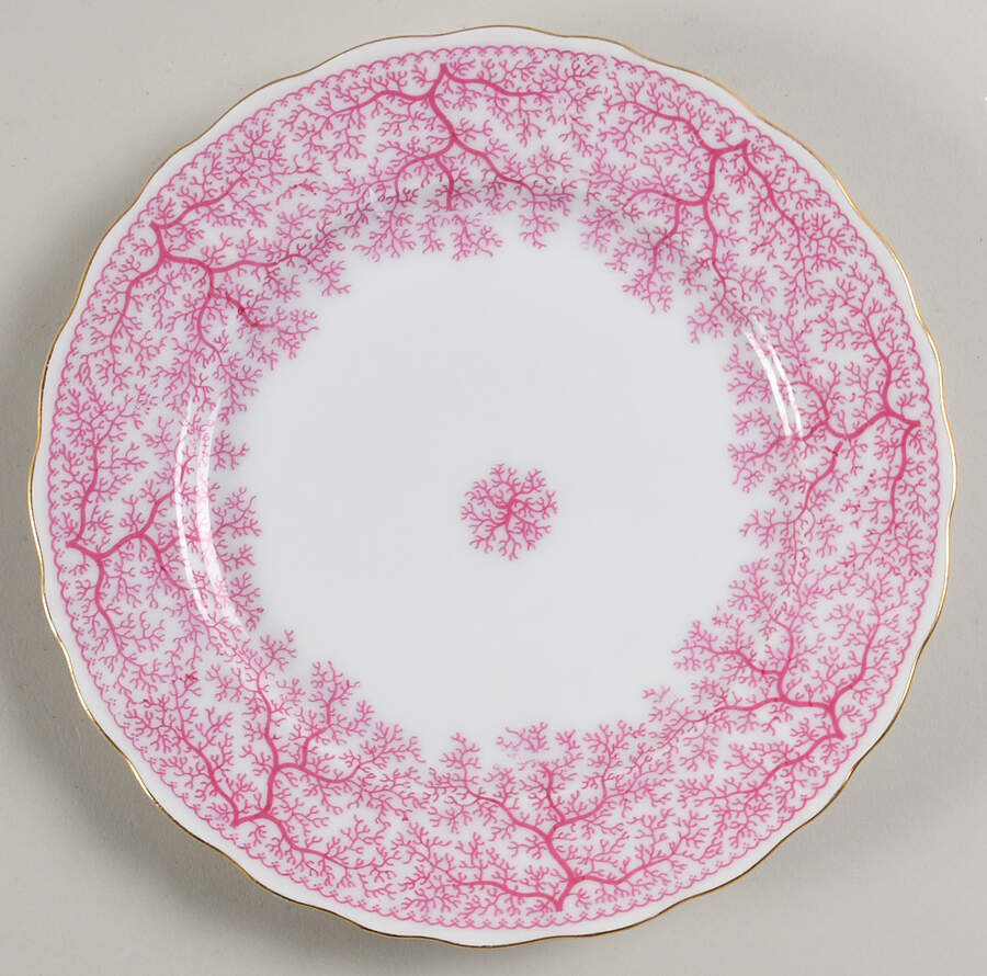 Park Lane Pink (Scalloped) Salad Plate by Furstenberg-1