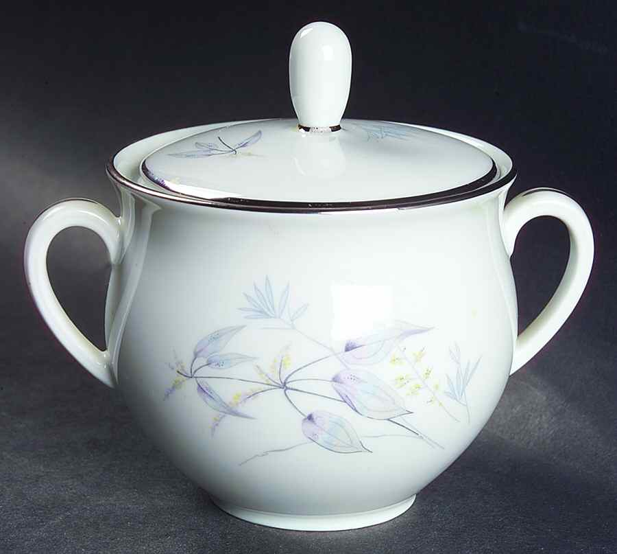 Pastel Sugar Bowl & Lid by Furstenberg-1