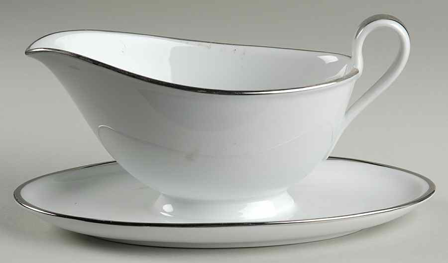 Silverdale Gravy Boat with Attached Underplate by Furstenberg-1