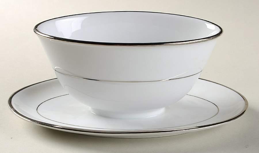Silverdale Gravy Boat with Attached Underplate by Furstenberg-1