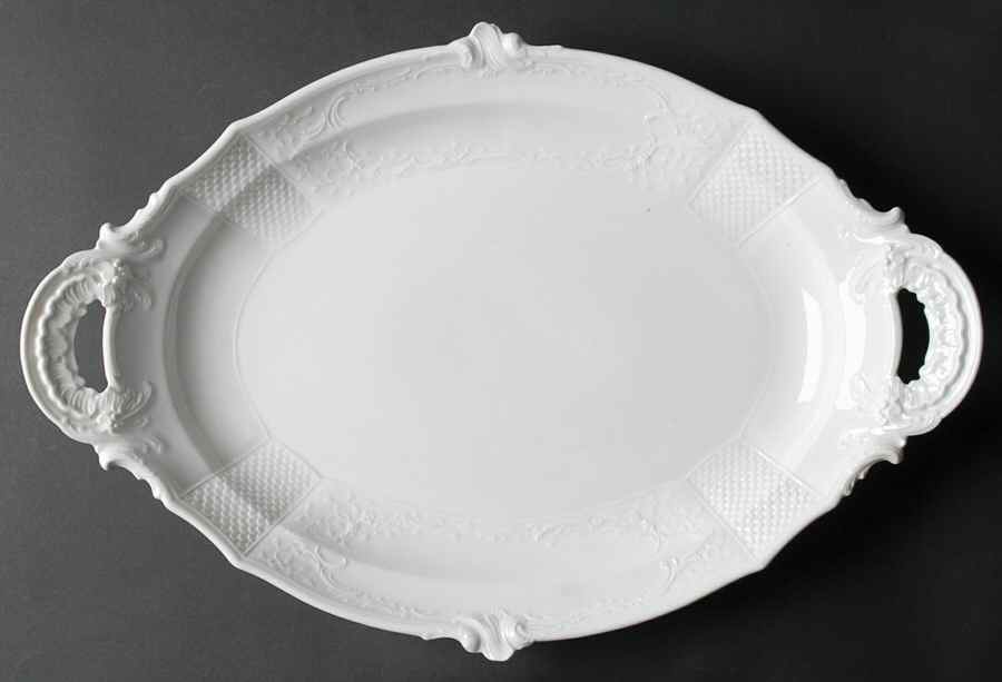 Solitude 16" Oval Serving Platter by Furstenberg-1