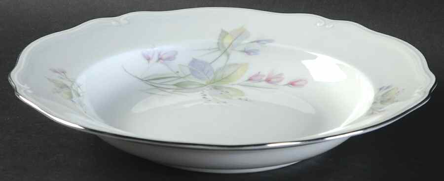 Wildflower (E & R Importers) Rim Soup Bowl by Furstenberg-1