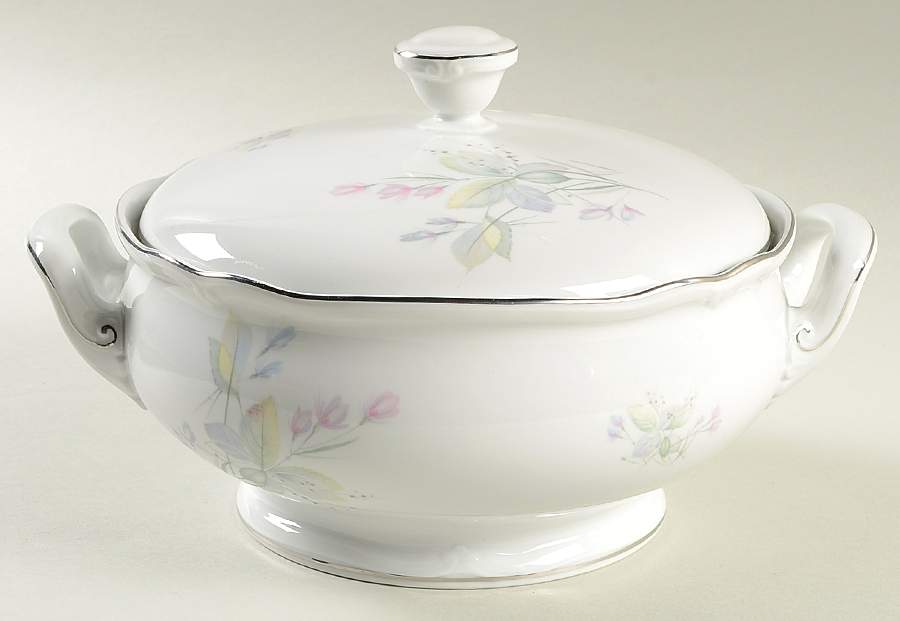 Wildflower (E & R Importers) Round Covered Vegetable by Furstenberg-1