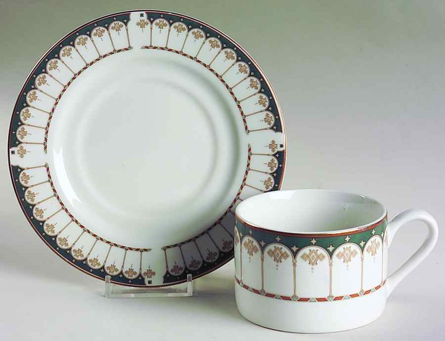 Ardsley Flat Cup & Saucer Set by Farberware-1