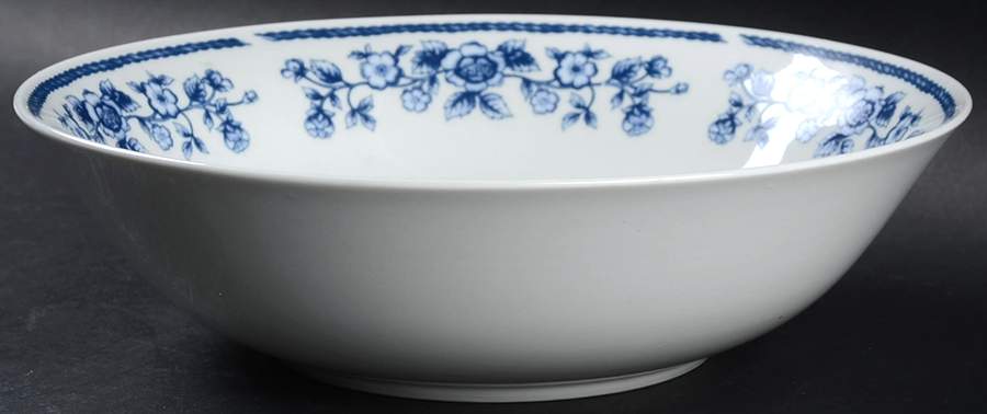 Blue Chintz 9" Round Vegetable Bowl by Farberware-1