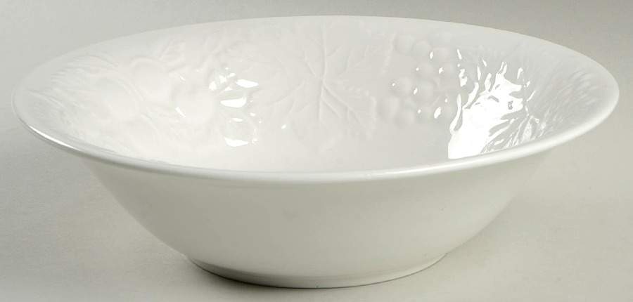 Blanc Sur Blanc 10" Round Vegetable Bowl by Farberware-1