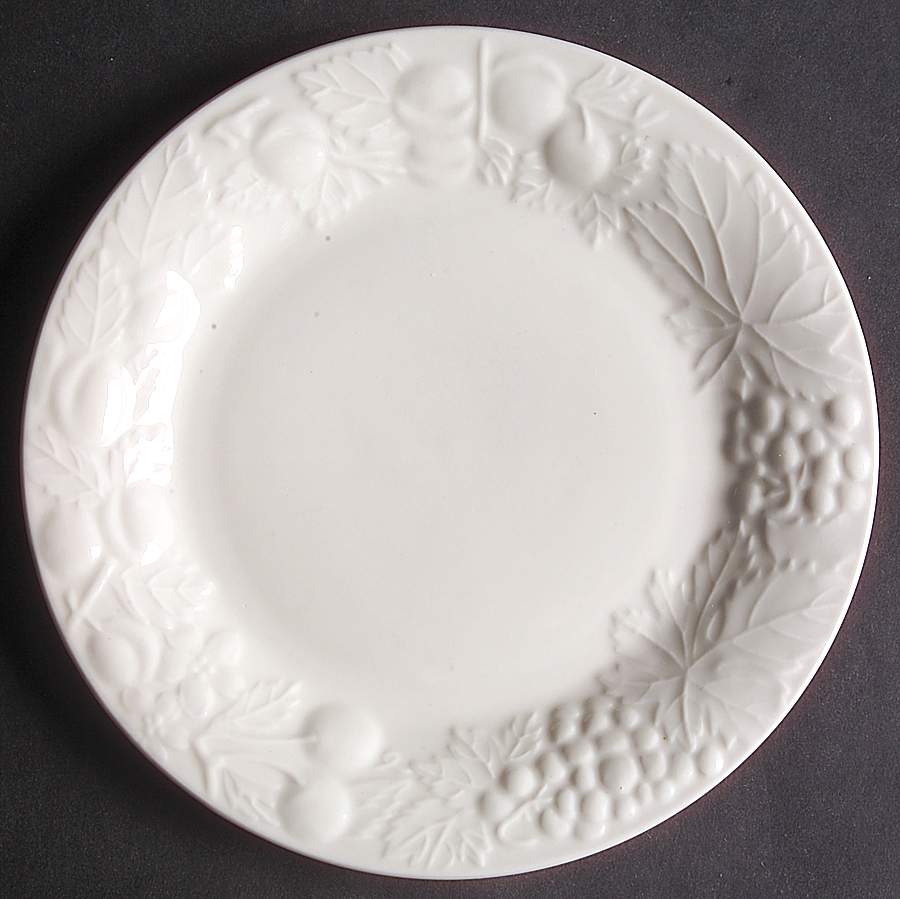 Blanc Sur Blanc Salad Plate by Farberware-1