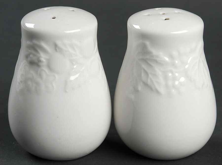 Blanc Sur Blanc Salt & Pepper Set by Farberware-1