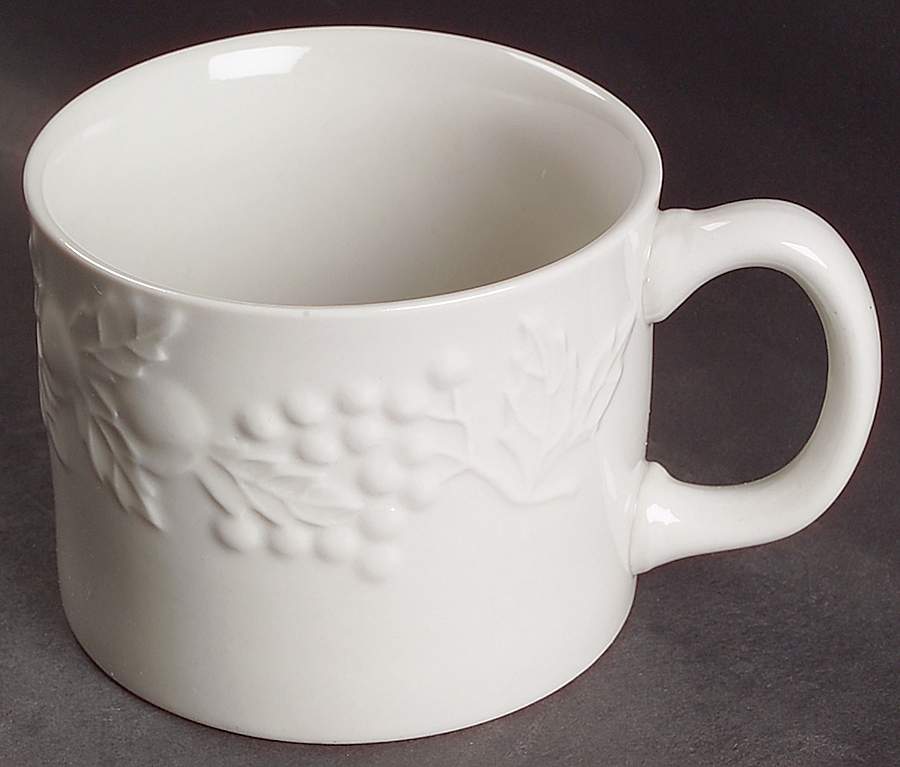 Blanc Sur Blanc Jumbo Mug by Farberware-1