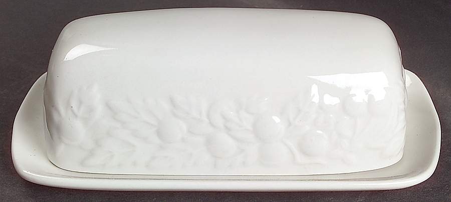 Blanc Sur Blanc 1/4 Lb Covered Butter by Farberware-1