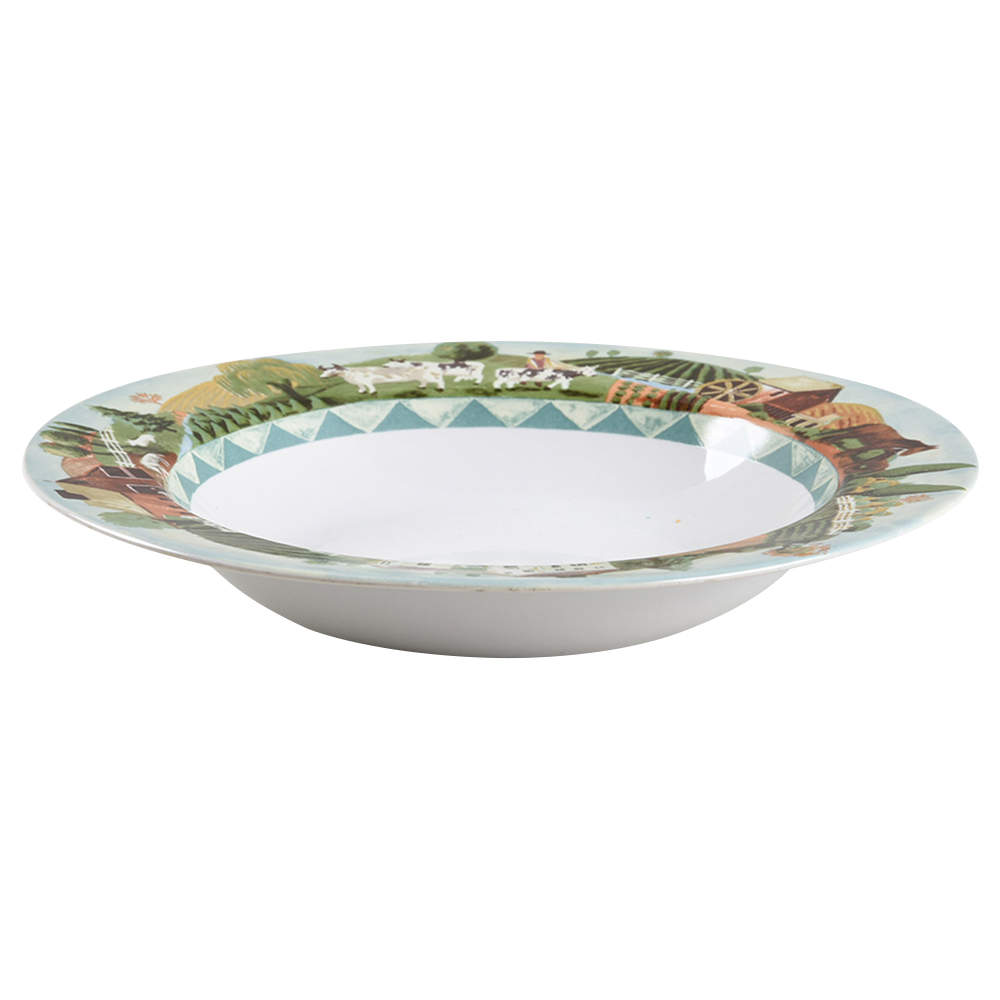 Country Life Large Rim Soup Bowl by Farberware-1