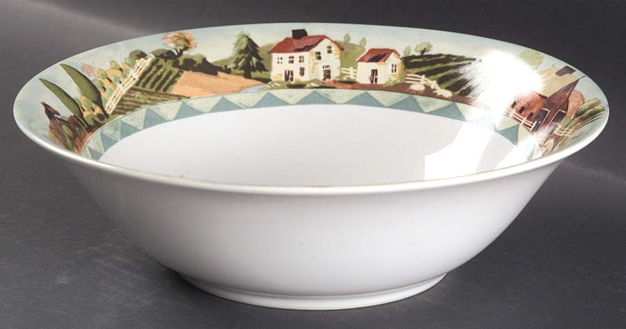 Country Life 9" Round Vegetable Bowl by Farberware-1