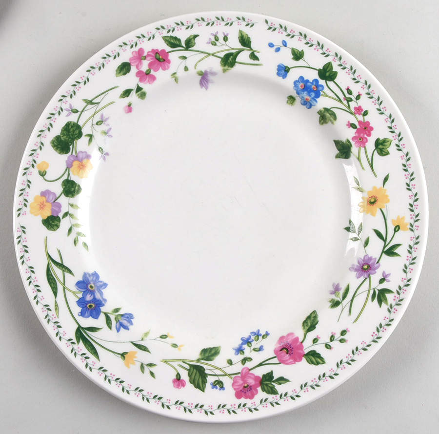 English Garden (225-225a, White Background) Dinner Plate by Farberware-1