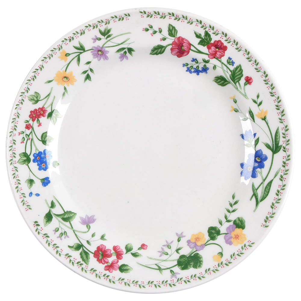 English Garden (225-225a, White Background) Salad Plate by Farberware-1