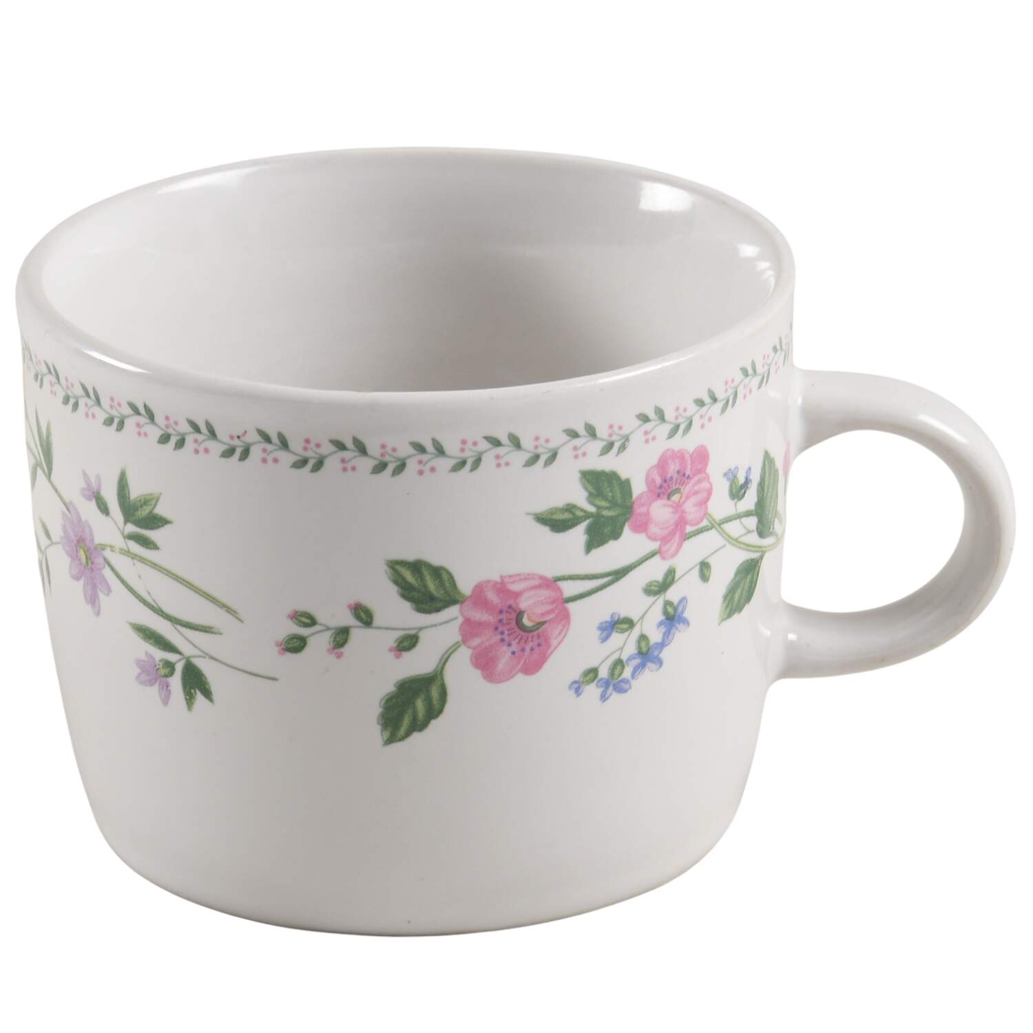 English Garden (225-225a, White Background) Flat Cup by Farberware-1