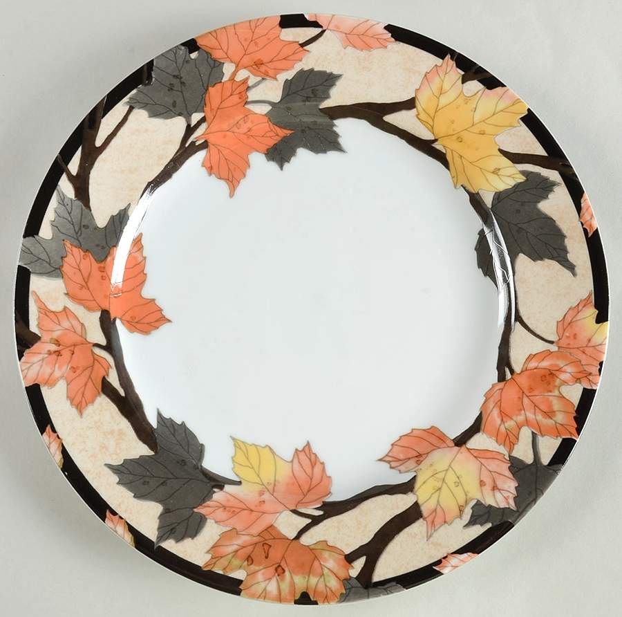 Leaves 12" Chop Plate (Round Platter) by Farberware-1