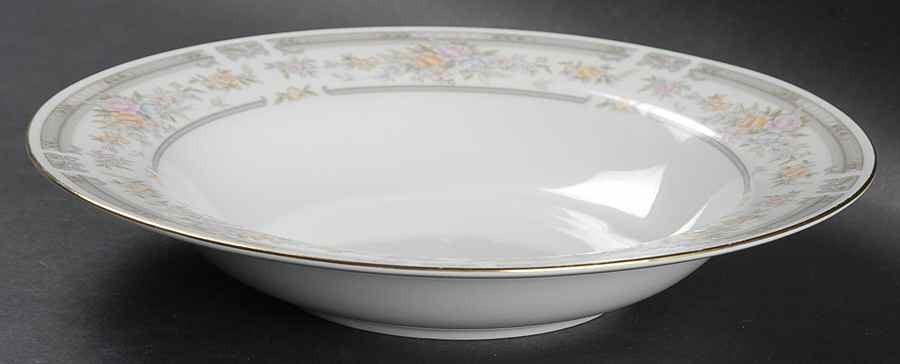 Southampton (Design Off Edge) Large Rim Soup Bowl by Farberware-1