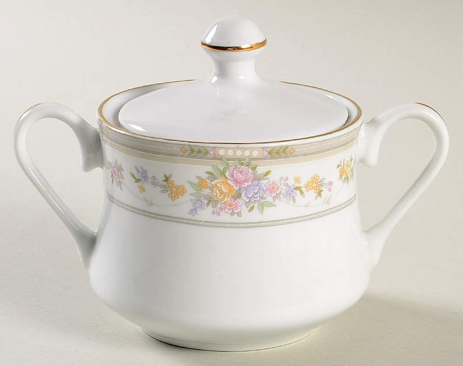 Southampton (Design Off Edge) Sugar Bowl & Lid by Farberware-1