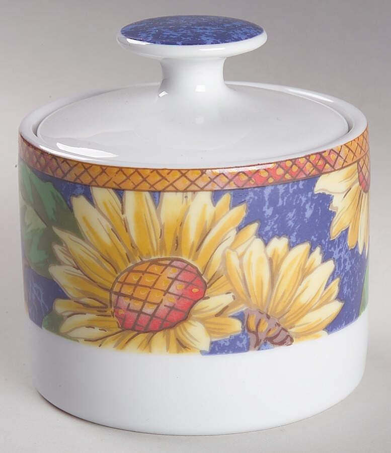 Sunflower Sensation Sugar Bowl & Lid by Farberware-1