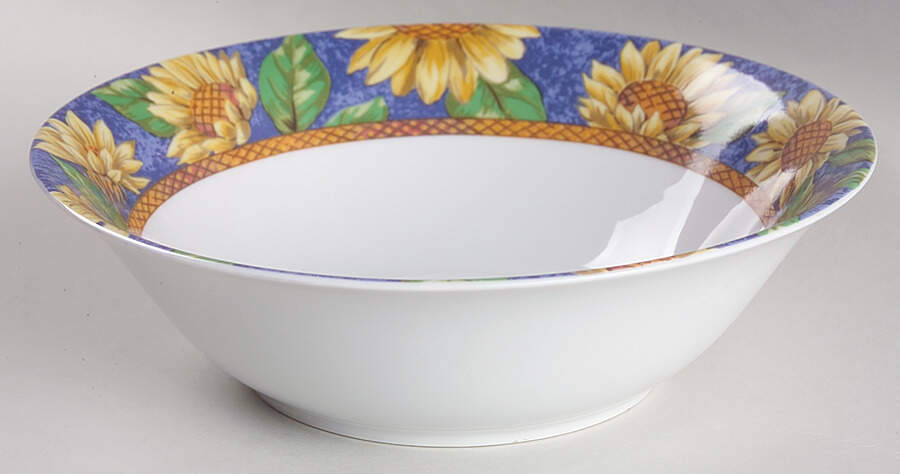 Sunflower Sensation 9" Round Vegetable Bowl by Farberware-1