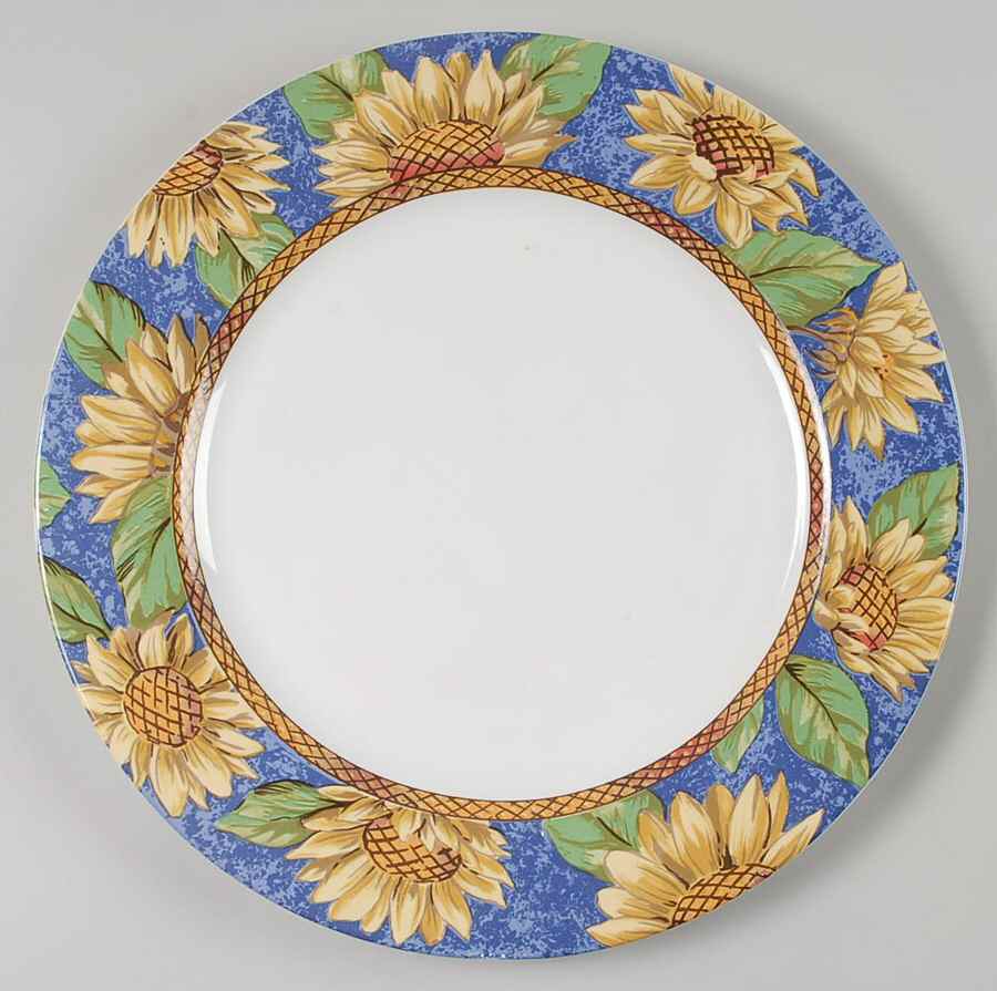 Sunflower Sensation 12" Chop Plate (Round Platter) by Farberware-1