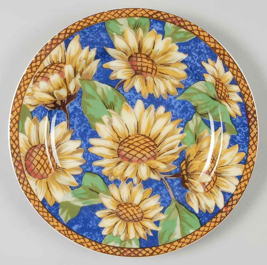 Sunflower Sensation Salad Plate by Farberware-1