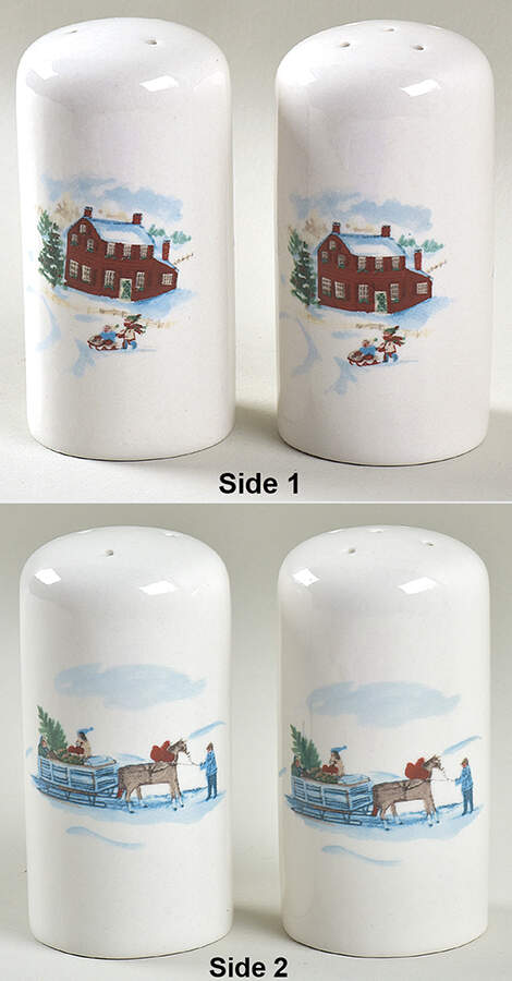White Christmas Salt & Pepper Set by Farberware-1