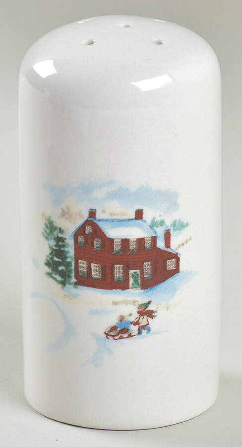 White Christmas Pepper Shaker by Farberware-1