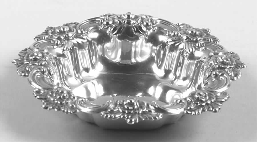Sterling Hollowware Small Sterling Bon Bon Bowl by Frank Whiting-1