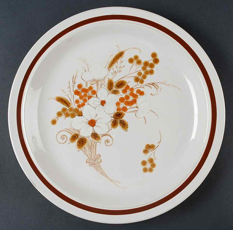 Autumn Bouquet 12" Chop Plate (Round Platter) by Four Seasons-1