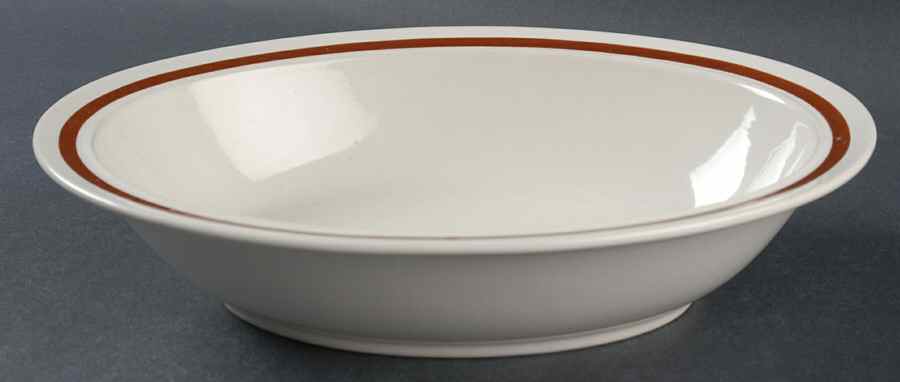 Clearbrook 10" Oval Vegetable Bowl by Four Seasons-1