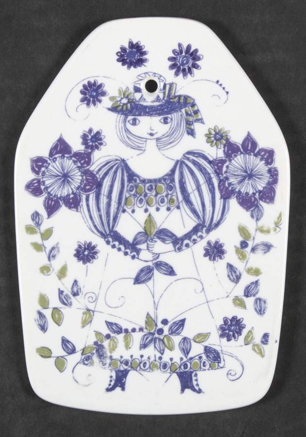 Lotte (Coupe) Wall Plaque by Figgjo (Norway)-1